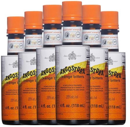 Licores Angostura Orange Botellín Miniatura 10 cl (Caja de 6 Botellín Miniatura de 10 cl)
