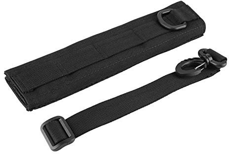 Topyond Tactical Headset Cover, Headband Headband Cover Tactical Pro Military Headset Cover mit verlängertem Kopfband, MOLLE Design, geeignet für Outdoor-Jagd (Schwarz)