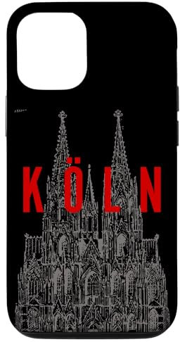 Hülle für iPhone 15 Pro Kölner Tee mit Kölner Dom Köln Grafik lustig