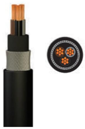 SHPELEC® 6943X 3 Core Steel Armoured Cable - Available in 1.5mm and 2.5mm, Various Lengths for Electrical Installations (2.5mm, 10 m)