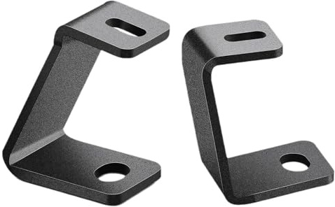 LED-Strahler-Montagehalterung | Halterung für LED-Scheinwerfer auf der Motorhaube | Halterung für Windschutzscheibenscharnierleuchte | 2er-Pack robuste Halterungen für Offroad-LED-Leuchten an der vord