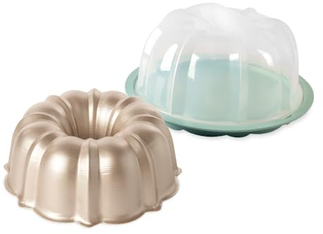 Nordic Ware Formed Orginal Bundt with Keeper, 12 Cup, Golden Hour
