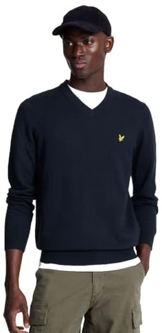 Lyle & Scott Mid Knits Cotton Merino V Neck Jumper