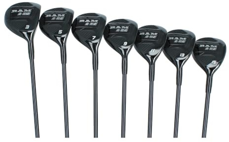 Ram Golf 2EZ Full Fairway Woods Set, 3 to 15 - Mens Right Hand (Senior)