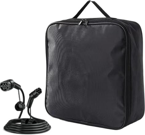 Jinyilwn Auto-Ladekabel-Tasche, Autobatterie-Starthilfekabeltasche, Vista-Fahrzeug-Batterie, Überbrückungskabel-Tasche, professionelle Starthilfekabeltasche, Elektroauto-Kabelaufbewahrungs-Organizer