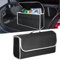 Auto Kofferraum Organizer, Faltbar Kofferraumtasche mit Klettbändern, Rutschfest Filz Auto Organizer Kofferraum, Auto box Kofferraum Toolbag Auto Zubehör - Geeignet für alle Fahrzeuge (Schwarz, Groß)