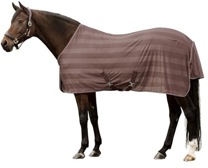 Waldhausen Manta antimoscas Economic con cinchado cruzado, Mocca, 135 cm