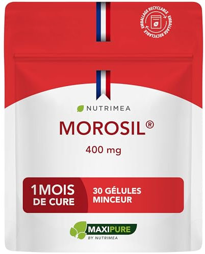 MOROSIL® – 400 mg – Extrait d’Orange Moro Breveté – 1 Mois de Cure – 30 Gélules Vegan – Nutrimea - Fabriqué en France