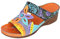 Sandales Femmes Nu-pieds Orthopédique Compensées Sandale Confortable de Plage Offre de Printemps Pantoufles Femme ete Respirantes Semelles épaisses Anti-dérapant Chaussures Bohemia Romain Sandals