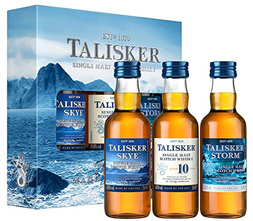 Talisker The Collection Made By The Sea Single Malt Scotch Whisky 45,8% Vol. 3x0,05l in Geschenkbox