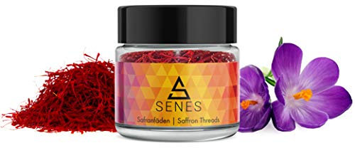 SENES Safranfäden, 7 g - Chef’s Edition |Qualitätsstufe 1 | Hochwertig| Ohne Zusätze | 100% Echter Safran | Saffron Gourmet