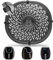 Air Fryer Replacement Parts for PowerXL Vortex 7 QT Air Fryer, Oval 10.3''*9.5'' Food Grade Stainless Steel Air Fryer Accessories Grill Pan Grill Plate Crisper Plate Tray Rack with Rubber Bumpers