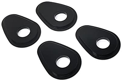 Simda Pro Motorrad Binker Adapterplatten Blinkerplatten Hochwertige CNC Aluminium Montageplatten Vorne oder Hinten Passend für (Yamaha YZF-R1 YZF-R6 FZ6 FZ1 Fazer (SA1401)