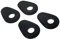 Simda Pro Motorrad Binker Adapterplatten Blinkerplatten Hochwertige CNC Aluminium Montageplatten Vorne oder Hinten Passend für (Yamaha YZF-R1 YZF-R6 FZ6 FZ1 Fazer (SA1401)