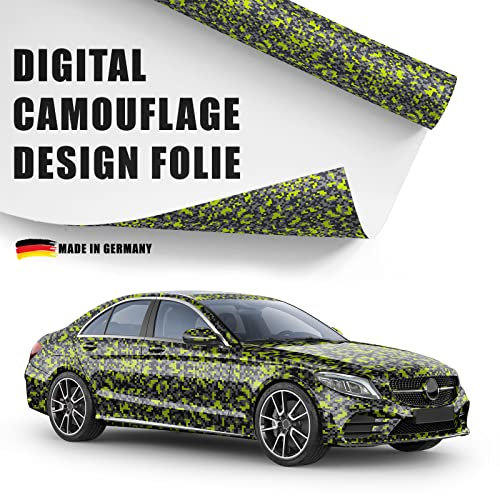 Design Auto-Folie Digital Camouflage 3D Car-Wrapping Luftkanäle blasenfrei 100x150cm