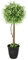 Flair Flower Künstlicher Buchskugelbaum im Topf Buchsbaum Buchsbaumkugel Kugel Kunstpflanze Dekopflanze immergrün Kunstbaum Dekobaum Topfpflanze Hochzeitsdeko Partydeko Deko Zierbaum, Grün, 50 cm