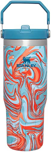Stanley IceFlow Flip Straw Tumbler 30oz Pool Swirl