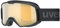 uvex Unisex – Erwachsene, elemnt FM Skibrille, black mat/gold-LGL, one size