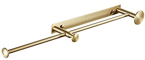 STARMS Kleiderhaken aus massivem Messing Kleiderbügel Türhaken Hutablage for Aufhängen an der Wand Moderne kreative Handtuchhaken