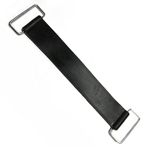 Tongdejing Batterie-Gummiband, für Motorrad und Roller, dehnbar, schwarz, Bandage, Gummi-Batterieband, feste Halterung (schwarz)