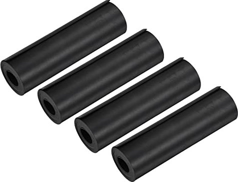 PATIKIL 40 x 6 Magnetic Fireplace Draft Stopper, 4 Pcs Fireplace Vent Cover Indoor Chimney Draft Blocker to Block Cold Air Prevent Heat Loss, Black Brown