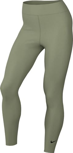 Nike Damen NSW CLSC Leggings, Oil Green/Black, L EU
