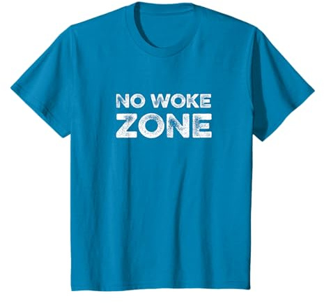 No Woke Zone Annuler Wokes Voter Voter Unwoke Élection T-Shirt