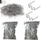Grapas Onduladas, 1000 PCS Parachoques automático plastico Soldadura Reparar Grapadoras calientes 0,8mm / 0,6mm, Grapas de Onda Precortadas, Soldador Plastico Grapas, Grapas calientes