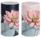 Dose Padma je 500g - 2er Set - mit blumigen Motiven aufwendig lackiert, Drehverschluss - Vorratsdose, Kaffee- Teedose lebensmittelecht - Ø 10,9cm Höhe 19,0cm