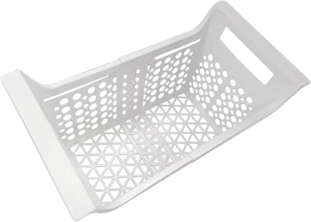 Folpus Gefrierschrank-Aufbewahrungskorb, Verstellbarer Waschkorb, multifunktionaler Kühlschrankbehälter, erweiterbar für Laden, Schlafsaal, Bauernhaus, S