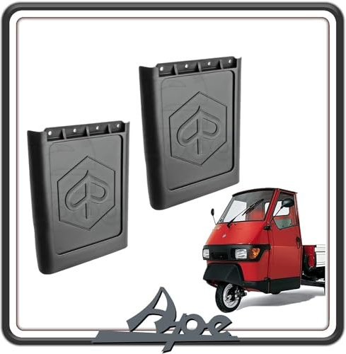 KIT COPPIA 2 PARASPRUZZI PARA SPRUZZI PARASCHIZZI PROTEZIONE POSTERIORI PARAFANGO PER PIAGGIO APE 50 ORIGINALE PIAGGIO.
