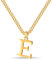 Jokmeo Goldkette mit Buchstaben E,14K Gold Vergoldet Initial Halskette,Edelstahl Kette mit E,Gold kettenanhänger kette für Damen Mädchen