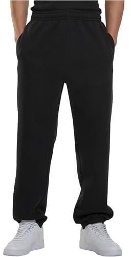 Urban Classics Tb6749-fluffy Sweatpants Pantaloni di Tuta, Nero, XXXXXL Uomo