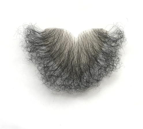 Weiblich Männlich Schamhaartoupet Männer Bärte Halloween Fancy Dress Brusthaar Toupet Schamhaar wie schwarze Locken Herzform,A