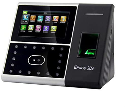Zeituhren für Mitarbeiter kleiner Unternehmen, IFACE302. Gesichtsfingerprint W-LAN Netzbetreuungsmaschine Zugangskontrolle All-in-One-Maschinenstempel in der Uhr for Mitarbeiter für Büros, Fabriken, H