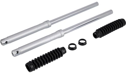 Set: Telegabel für Trommelbremse, Silber - Simson S50, S51, S53, S70, S83