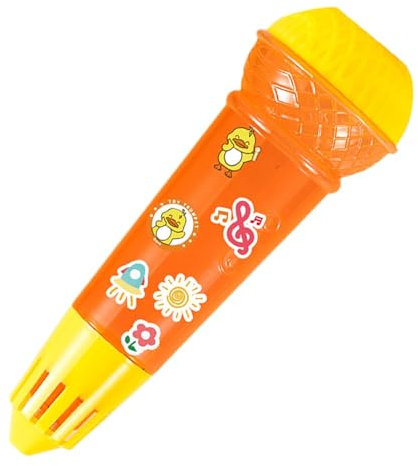 Smileshiney Mikrofon Kinder,Kinder Echo Mikrofon Spielzeug - Cartoon lustige Mikrofon-Sprachverstärkung - Pädagogischer Geräuschmacher für die frühe Entwicklung, stimmveränderndes Spielzeug für Kinder