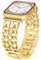 Aniaboho Kompatibel mit Apple Watch 10 Armband 45mm 44mm 49mm 42mm 46mm, Doppelketten Metall Ersatz iWatch für Apple Watch Ultra 2 1 10 SE 9 8 7 6 5 4 3 2 1 Armband, Schmuck für Fraue, Gold