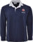 New Model UK England Rugby Men's Long Sleeve Jersey | Classic Rugby Wear (3XL, Navy Blue)