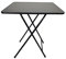yatuiex Balkontisch Klappbar, Balkontisch Klein für 4 Personen, Campingtisch Gartentisch Bistrotisch, mit Metallständer, Hohe Belastbarkeit, 60 x 60 x70 cm, Schwarz