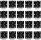 Mattschwarze Scharniere klappbar Schwerlast 76x76mm gerader Winkel Schwarz Türscharniere Scharnier Klein für Türen Fenster, für Feste Zimmertüren, Eingangstüren, Gartentüren, Möbeltüren【20pack】