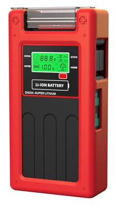 WILLQ Batterie de Moulinet électrique 14,8 V 20 Ah, Batterie au Lithium de Remplacement 20 000 mAh pour Moulinet de pêche hauturier, avec Chargeur et bandoulières.