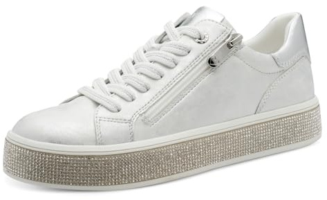 MARCO TOZZI Damen Sneaker weiches Feel Me Wechselfußbett weiches Innenfutter Vegan Modisch
