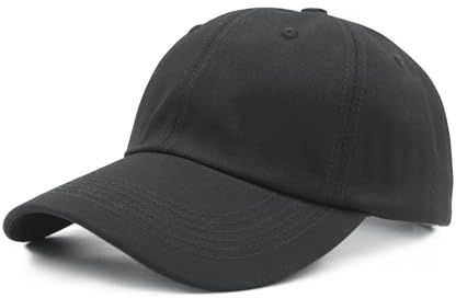 Stymora Basecap Übergröße für Herren | Verstellbare Kappe für große Köpfe (60-65 cm) | Aus 100% Baumwolle Cap | Sportiv & Atmungsaktiv