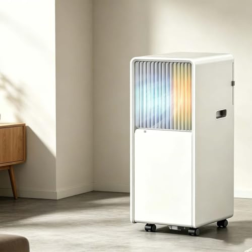 LCAIHONG Sonnenaussetzer 4-in-1 Klimaanlage mobil, Inverter Mobile Klimagerät mit Kühlung, Heizung, Entfeuchtung & Belüftung, intelligentes Steuerpanel, Staubfilter & 36, Q7