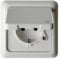 Hager Berker pws 471809 mit Steckklemmen WG-UP IP44 Steckdose 4011334229230