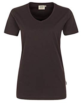 HAKRO Damen Damen V-Shirt Mikralinar® T-Shirt