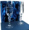 De Walden 50th Wedding Anniversary Personalised Champagne Flutes, Lead-Free Crystal Engraved Prosecco Glasses, Gold Anniversary Couple Gift