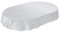 ANRO Wachstuchtischdecke Wachstuch Wachstischdecke Tischdecke Wachstuchdecke Karo Kariert Grau Oval 180x140cm