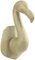 Décopatch SA187C Trophäe Flamingo (aus Pappmaché zum Verzieren und Personalisieren, 26,9 cm, ideal für Ihre Hausdeko) 1 Stück kartonbraun